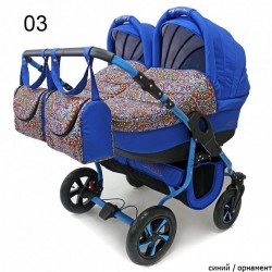 Детская коляска для двойни 2 в 1 Viva Polmobil