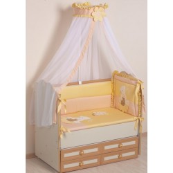 Комплект в детскую кроватку 7 предметов Селена «Пасечник»  АРТ. - 64