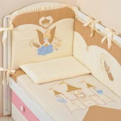 Комплект в детскую кроватку 3 предмета Селена «Принцесса»  АРТ. - 83.12
