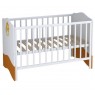 Детская комната для новорождённого Polini Basic Джунгли, 3 предмета: кроватка+комод+шкаф двухсекционный