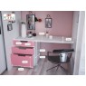 Кровать-чердак Polini Simple с письменным столом и шкафом