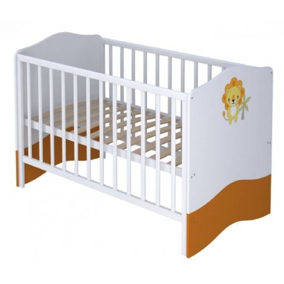 Детская кроватка для новорожденного-трансформер Polini Basic Джунгли