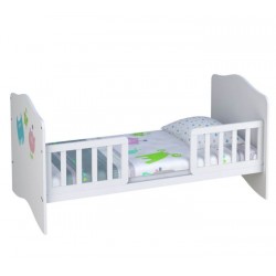 Детская кроватка для новорожденного-трансформер Polini Basic Монстрики 140*70см