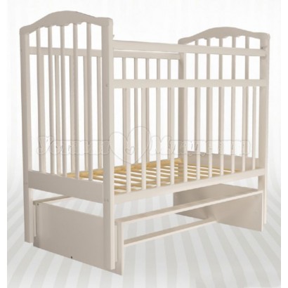 Детская кроватка для новорожденного Агат Золушка-3 - поперечный маятник без ящика