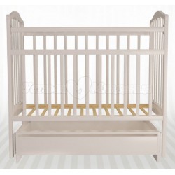 Детская кроватка для новорожденного Агат Золушка-4 поперечный маятник с ящиком