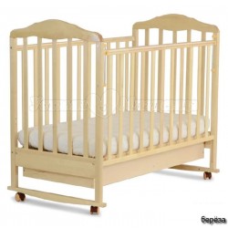 Детская кроватка для новорожденного СКВ Берёзка 12111 качалка+колёса+ящик