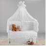 Детская кроватка для новорожденного с поперечным маятником Островок уюта Мальвина