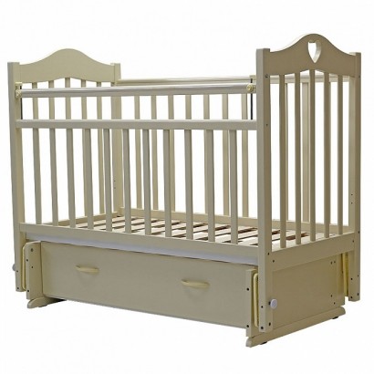 Детская кроватка для новорожденного универсальный маятник ящик Топотушки Лидия-7
