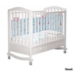 Детская кроватка для новорожденного колесо+ящик Милано Пикколо-1 Можгинский лесокомбинат