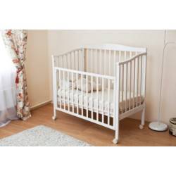 Детская кроватка для новорожденного Можга (Красная звезда)  на колесах Фантазия С 511