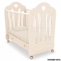 Кроватка для новорожденного Гандылян Стефани (колёса + ящик)