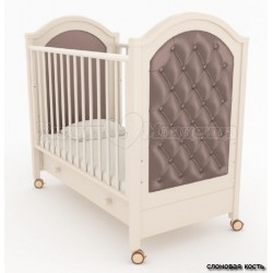 Кроватка для новорожденного Гандылян Софи Люкс (колёса + ящик)