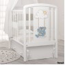 Кроватка для новорожденного Angela Bella Жаклин Мишка на качелях (универсальный маятник+ящик)