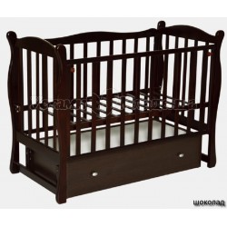 Кроватка для новорожденного Антел "Северянка 2" 1 (поперечный маятник+закрытый ящик)