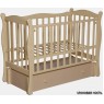 Кроватка для новорожденного Антел "Северянка 2" 2 (продольный маятник+ящик)