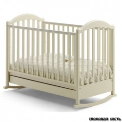 Кроватка для новорожденного Baby Italia Euro (колёса + качалка + ящик)