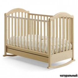 Кроватка для новорожденного Baby Italia Euro (колёса + качалка + ящик)