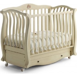 Кроватка для новорожденного Baby Italia Andrea VIP продольный маятник с ящиком