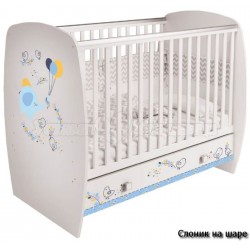 Кроватка для новорожденного Polini Simple 710