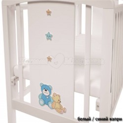 Кроватка для новорожденного Polini Classic 621 Плюшевые Мишки