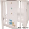 Кроватка для новорожденного Polini Classic 621 Плюшевые Мишки