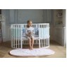 Детская круглая кроватка для новорожденного ComfortBaby SmartGrow 7 в 1