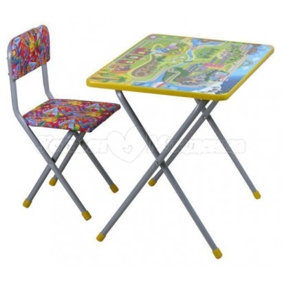 Комплект детской мебели Фея Досуг №3 (стол + стул)