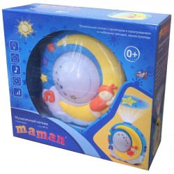 Детский музыкальный ночник-светильник с проектором Maman RN-24