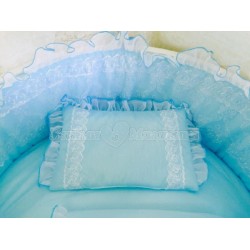 Комплект универсальный для круглой и овальной кроватки Incanto Нежность (12 предметов) сатин