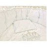Комплект универсальный для круглой и овальной кроватки Incanto BABY-LUX сатин 12 предметов