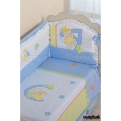 Комплект в детскую кроватку 7 предметов Селена "Азбука" АРТ. - 86
