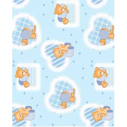 Комплект постельного белья в детскую кроватку Монис стиль Мишки 3 предмета