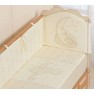 Бампер для детской кроватки Селена 87.11 Облачка со съемным чехлом сатин