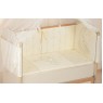Бампер для детской кроватки Селена 87.11 Облачка со съемным чехлом сатин