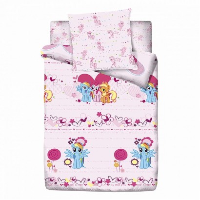Набор детского постельного белья 3 предмета Монис стиль MyLittlePony