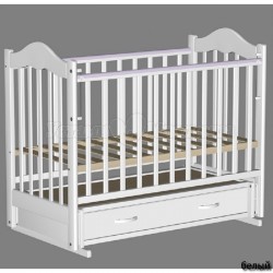 Детская кроватка для новорожденного Ведрусс Кира-4 поперечный маятник + закрытый ящик