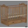 Детская кроватка для новорожденного Ведрусс Лана-3 поперечный маятник + закрытый ящик