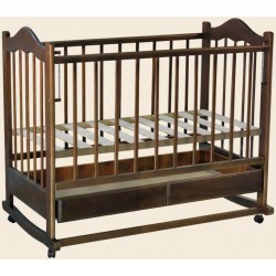 Детская кроватка для новорожденного Ведрусс Кира-1 колёса + качалка + ящик