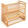 Детская кроватка для новорожденного Бэби Бум Алёнка-2  поперечный маятник + качалка