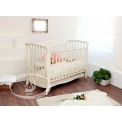 Кроватка для новорожденного Можга (Красная звезда) Елизавета С-553 колёса + ящик