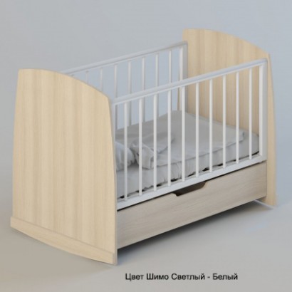 Детская кроватка для новорожденного Атон Сашенька