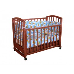 Детская кроватка для новорожденного с ящиком Фея 603, качалка+колёса