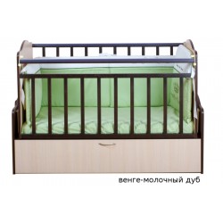 Детская автоматическая кроватка Укачай-ка 02