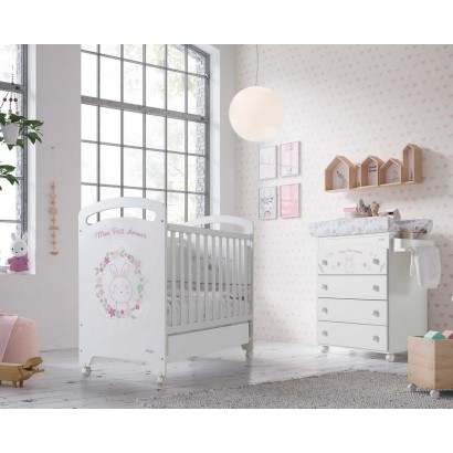 Детская комната для новорожденного №1 Micuna Katy: кроватка 120x60 + пеленальный комод