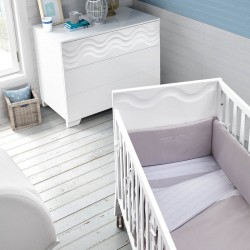 Комната для младенца №1 Micuna Mare: кроватка 120x60 + комод + тумба + шкаф + текстиль