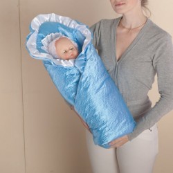 Одеяло-конверт на выписку для новорожденного Арт. 27