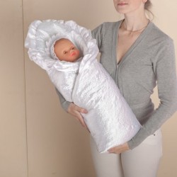 Одеяло-конверт на выписку для новорожденного Арт. 27