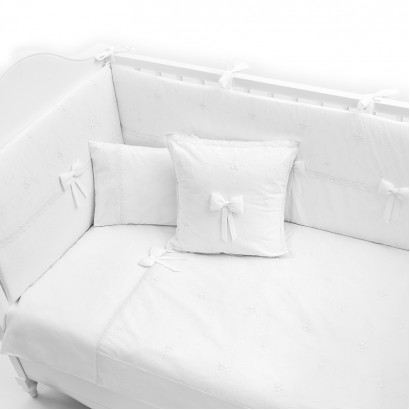 Постельное бельё Fiorellino Premium Baby White 125x65 5 предметов