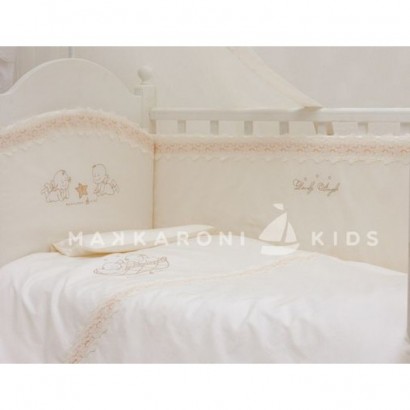 Комплект в кроватку Makkaroni Kids Lovely Angels 6 пр. сатин