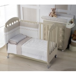 Кроватка 120x60 Micuna Valeria Relax Luxe + Покрывало Micuna Valeria TX-1742